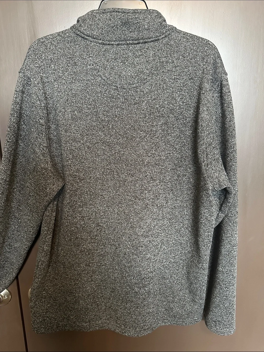 Izod Men's Dark Gray Half Zip Pullover Sweater Size XL